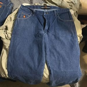 Men's Wrangler Flame Resistant Jeans Size 36x32